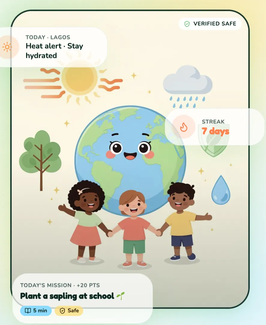 Climate Playground brand illustration